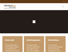 Tablet Screenshot of premiumhrsolutions.com